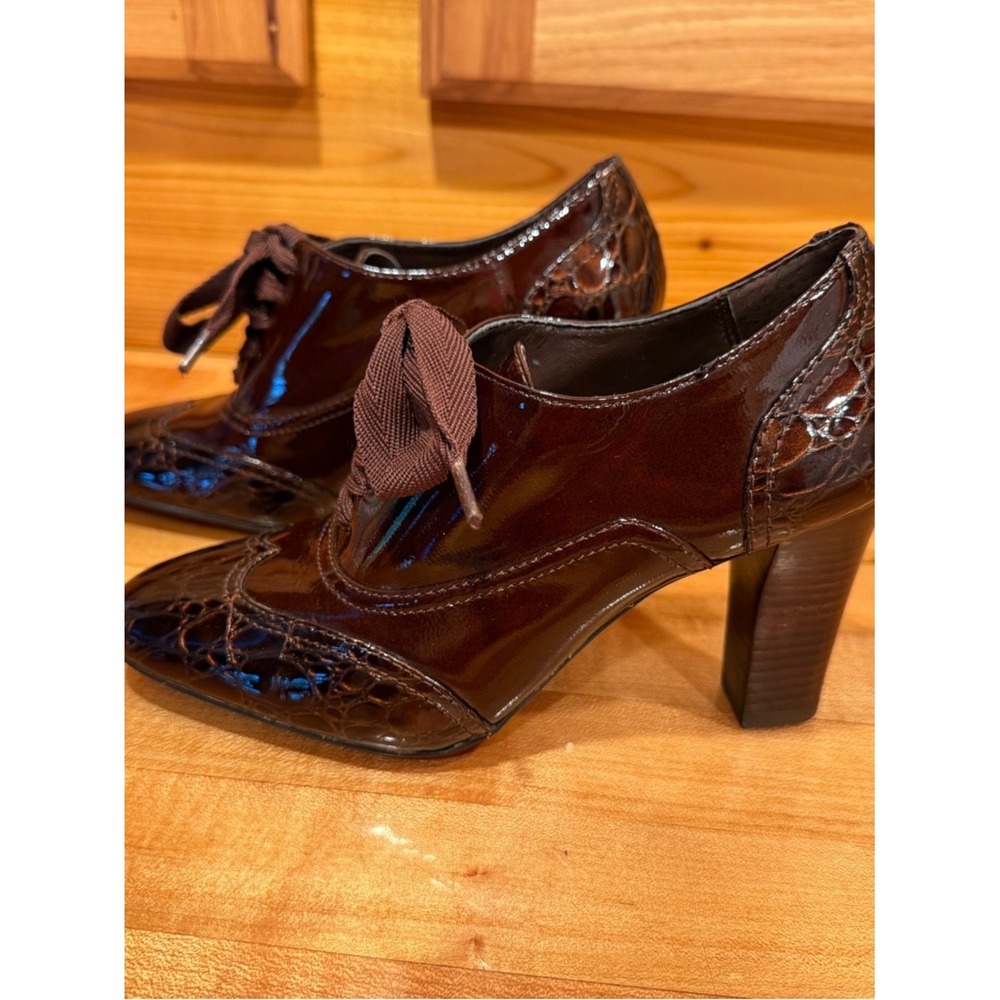stunning Franco Sarto A-Hammer-TMR oxford heels sz‎ 4.5